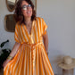Robe rayures sunset