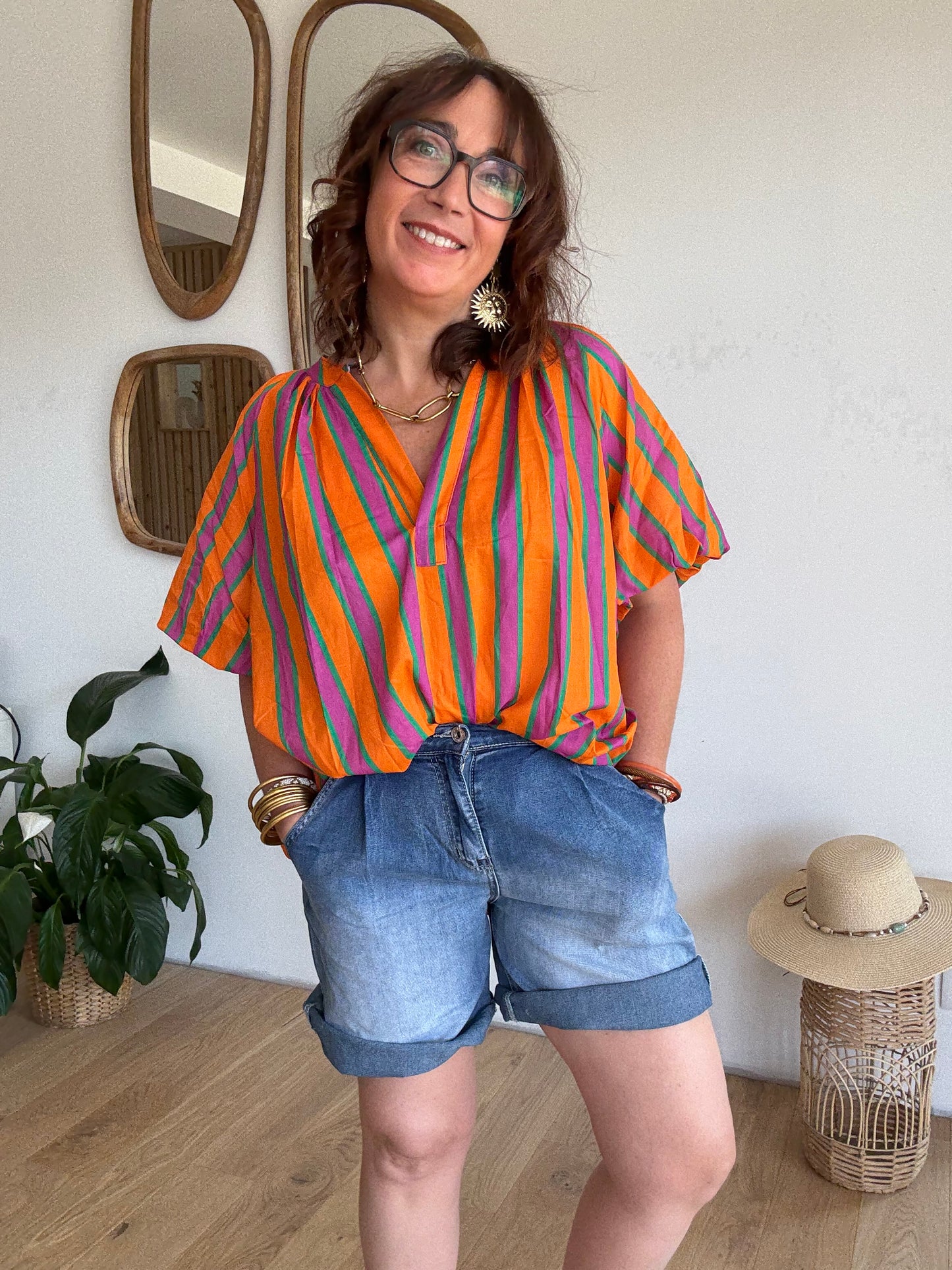 Blouse Summer pop