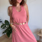 Robe débardeur bois de rose