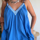 Robe playa bleu