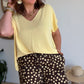 Pantalon pois choco jaune