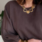 Sweat celeste chocolat