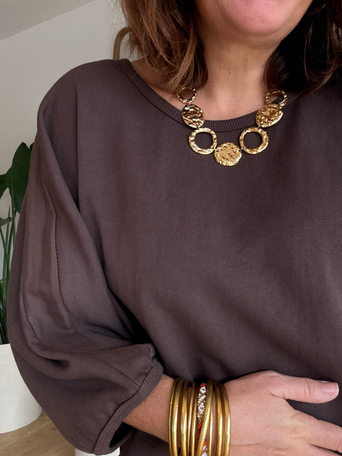 Sweat celeste chocolat