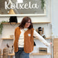 Veste Teddy cognac