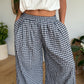 Pantalon Vichy Marine