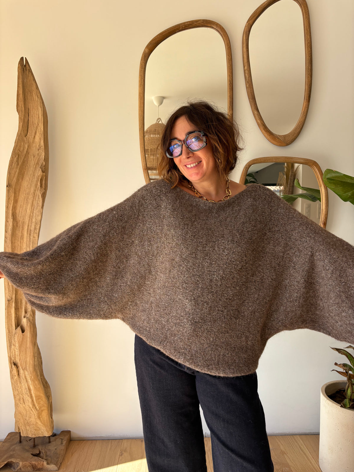 Pull Oliver Taupe
