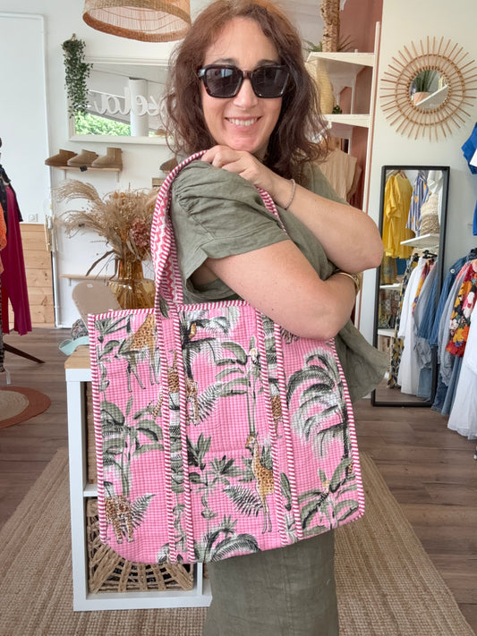 Sac cabas pink Savana