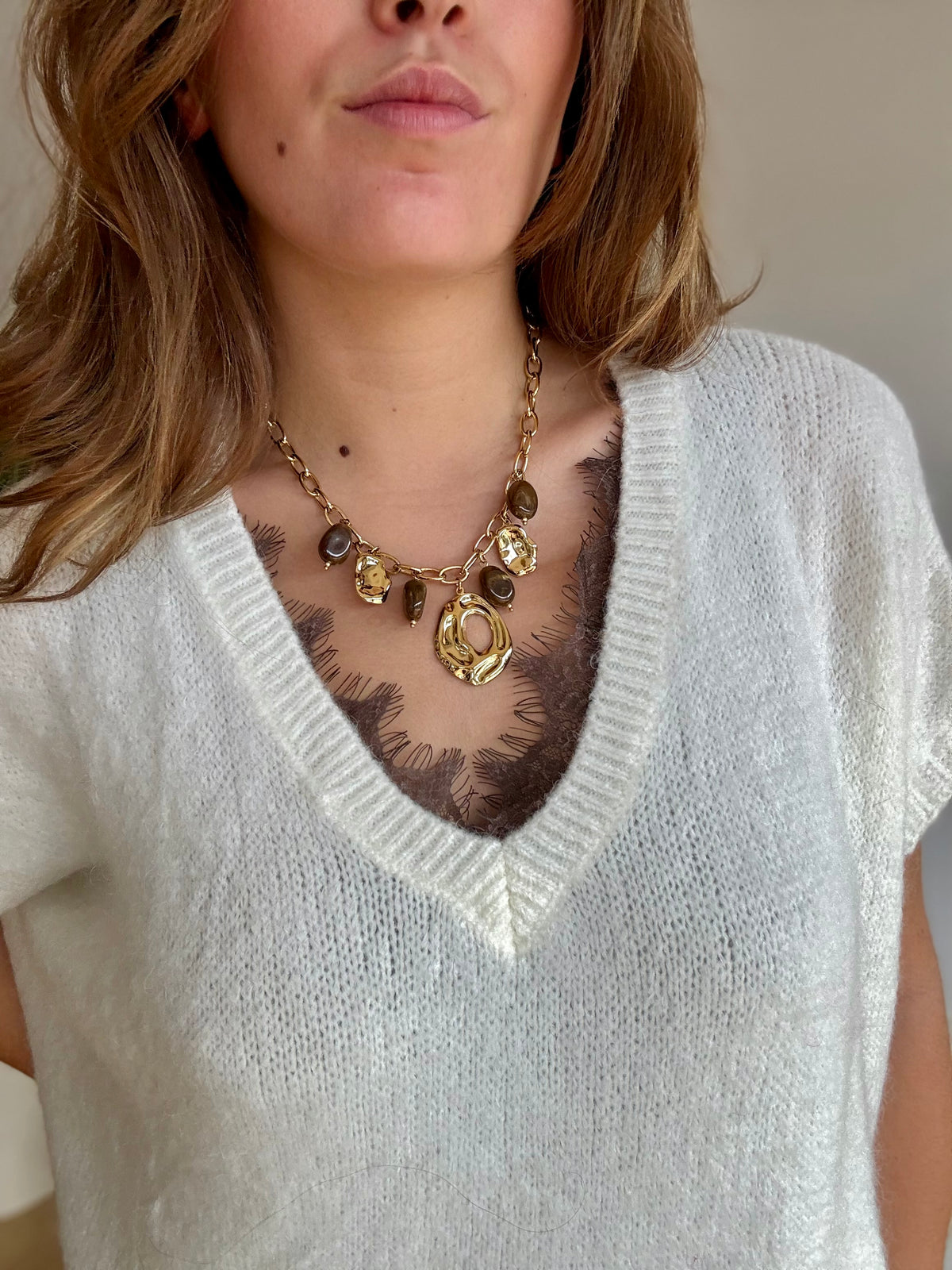 Collier Sol Ambre
