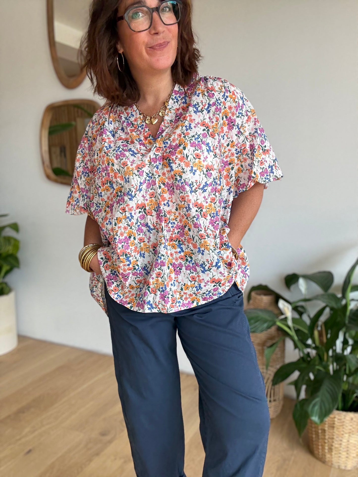 Chemisier Lilas