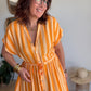 Robe rayures sunset