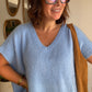 Pull Gina bleu