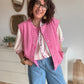 Veste sans manche LIZZIE rose