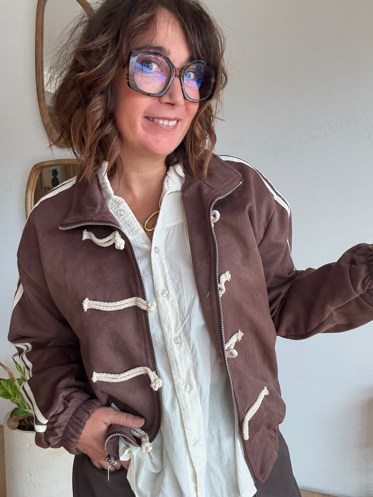 Veste Romy choco