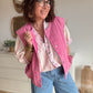 Veste sans manche LIZZIE rose