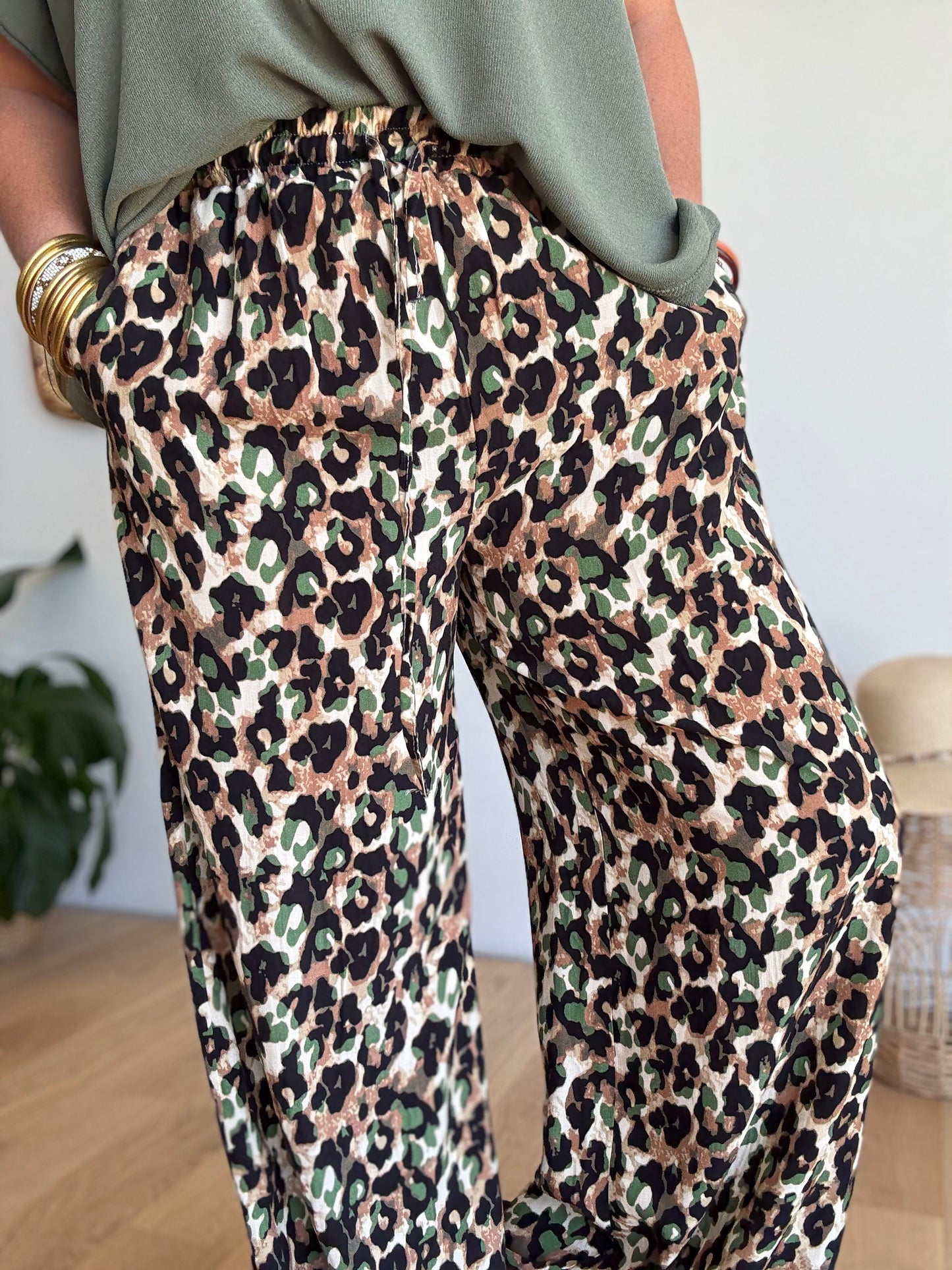 Pantalon fluide leo