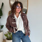Veste Romy choco