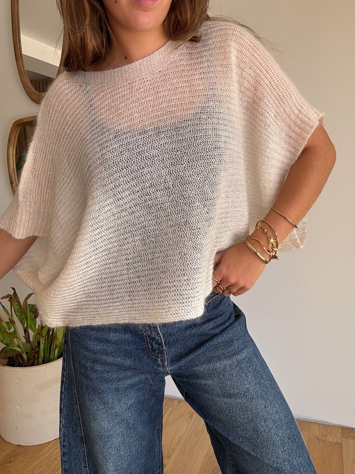 Pull Mia écru