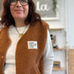 Veste Teddy cognac