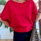 Pull Marina rouge