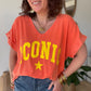 Tee shirt Iconic corail