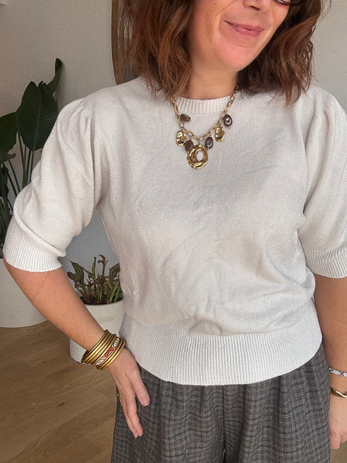 Pull Caroline Écru