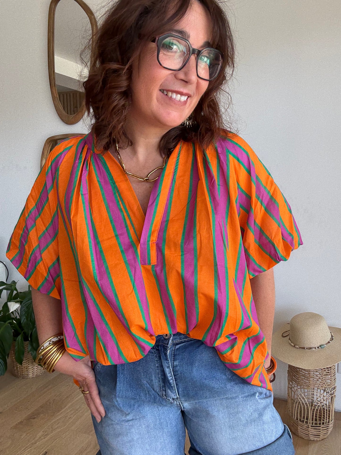 Blouse Summer pop