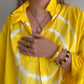 Chemise Tie and Dye jaune