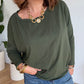 Tee shirt manches longues Tom kaki