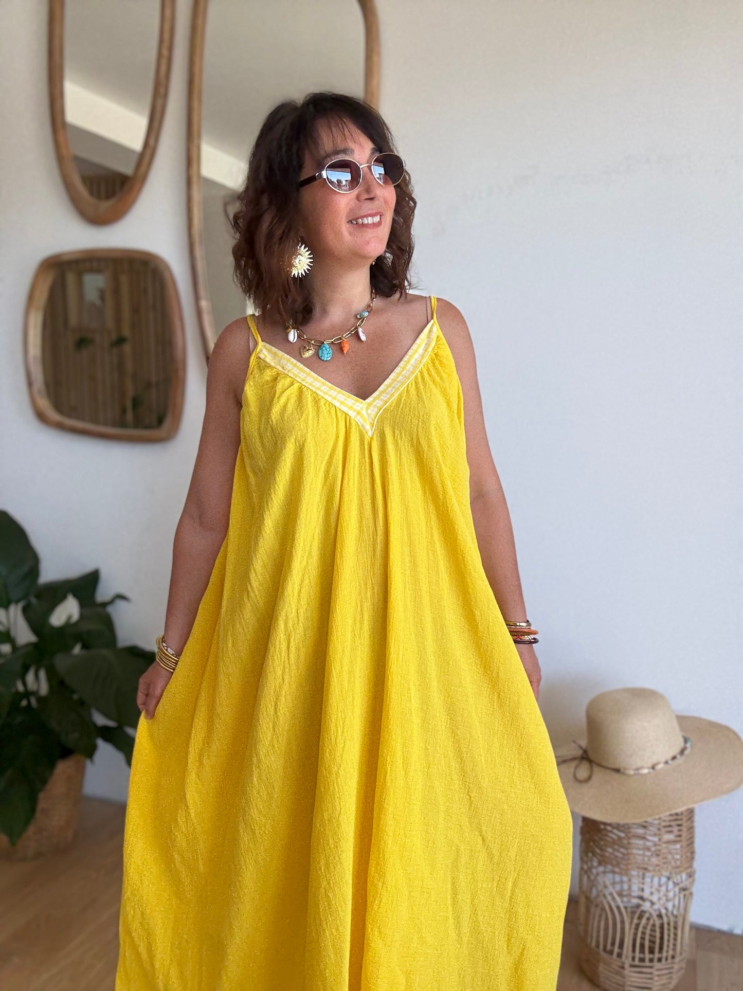 La robe playa jaune