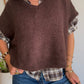 Pull Gina chocolat