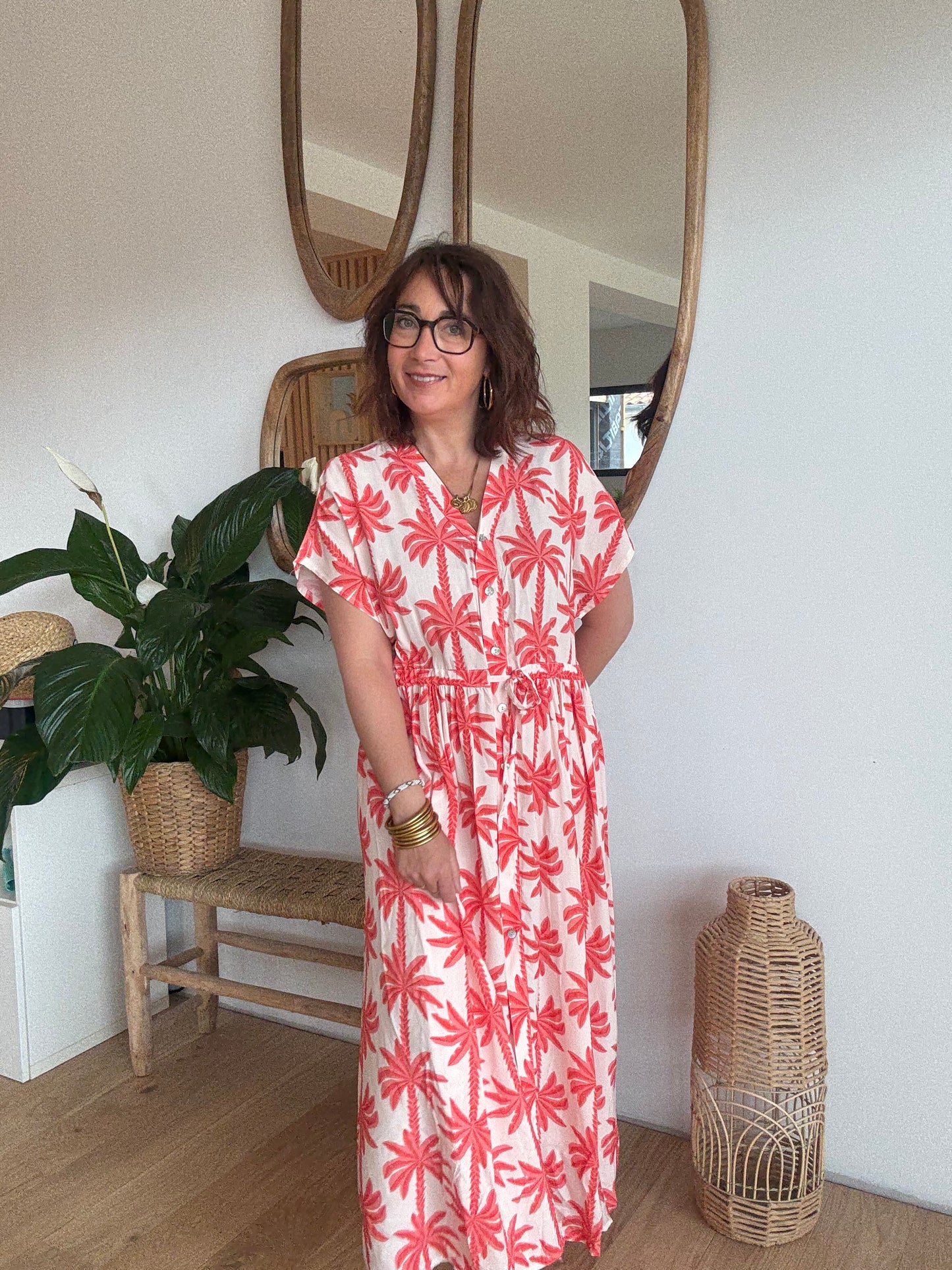 Robe palmiers