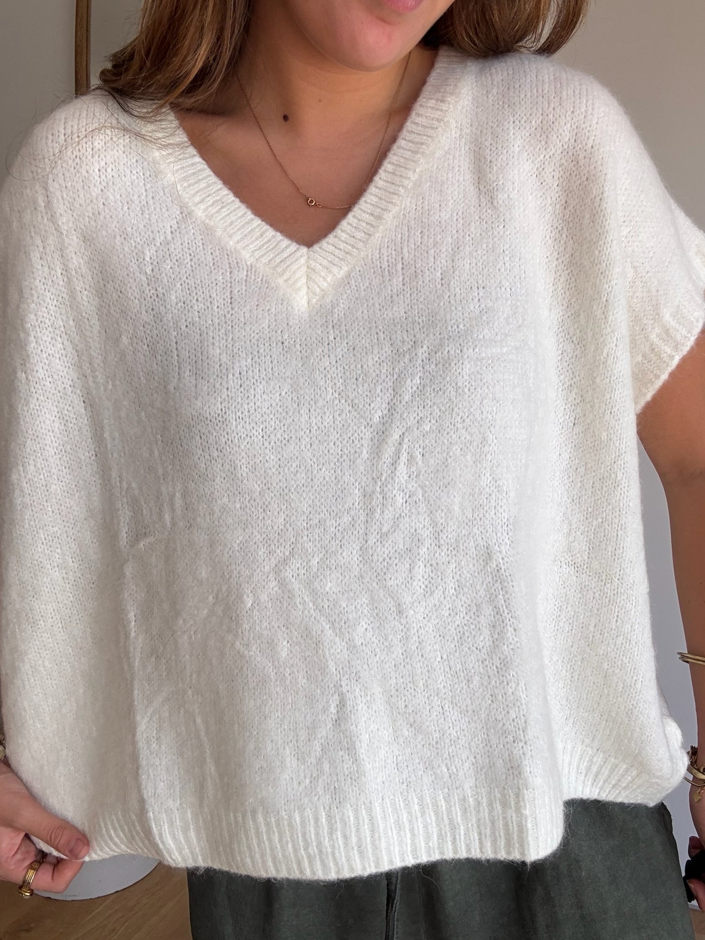 Pull Gina écru