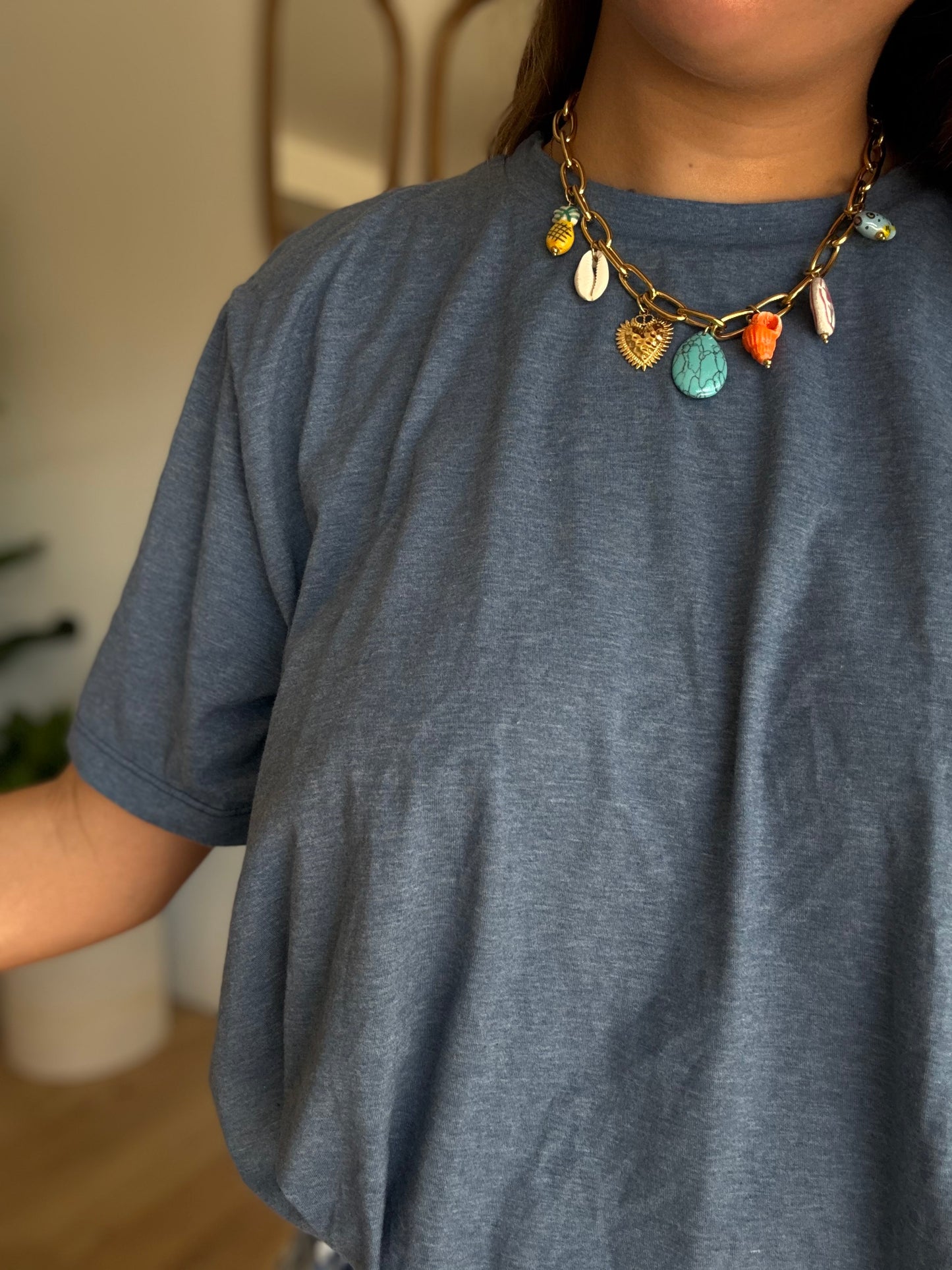 Tee shirt Bonnie bleu jean