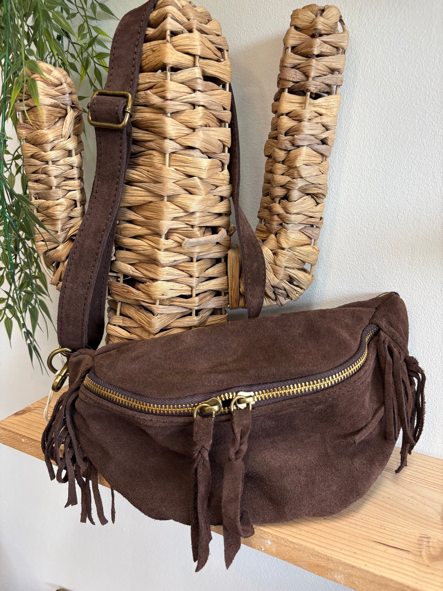 Banane cuir daim chocolat