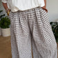 Pantalon Vichy Beige