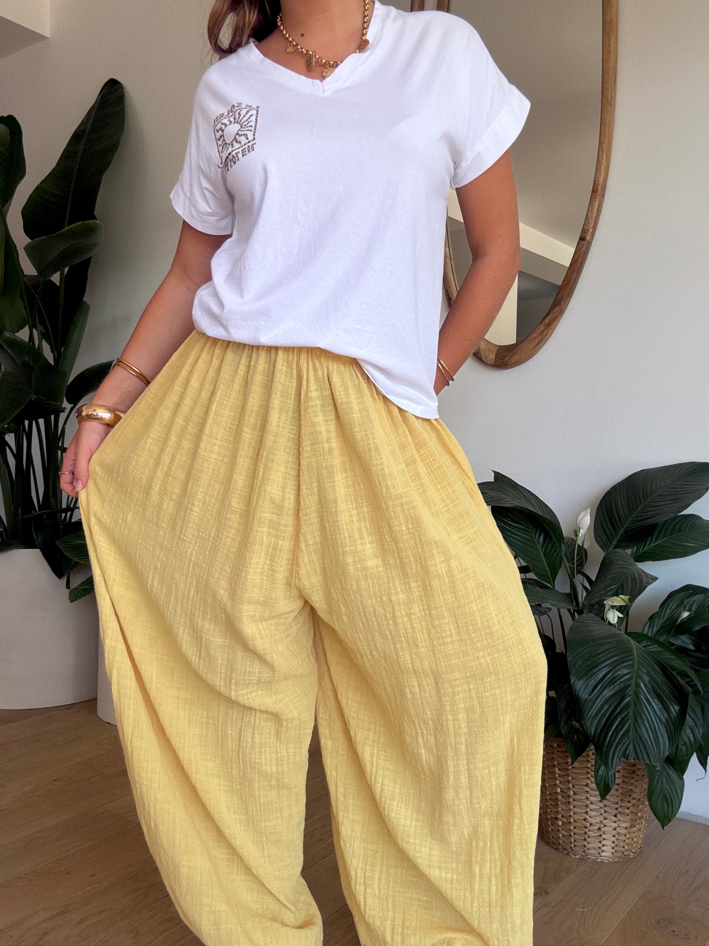 Pantalon Jasmine Jaune