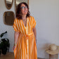 Robe rayures sunset