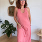 Robe débardeur bois de rose