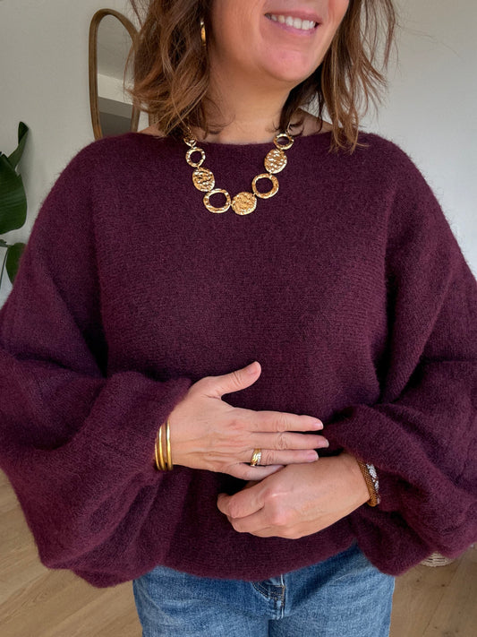 Pull Oliver bordeaux