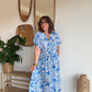 Robe longue Azur