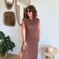 Robe Glow choco doré