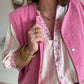 Veste sans manche LIZZIE rose