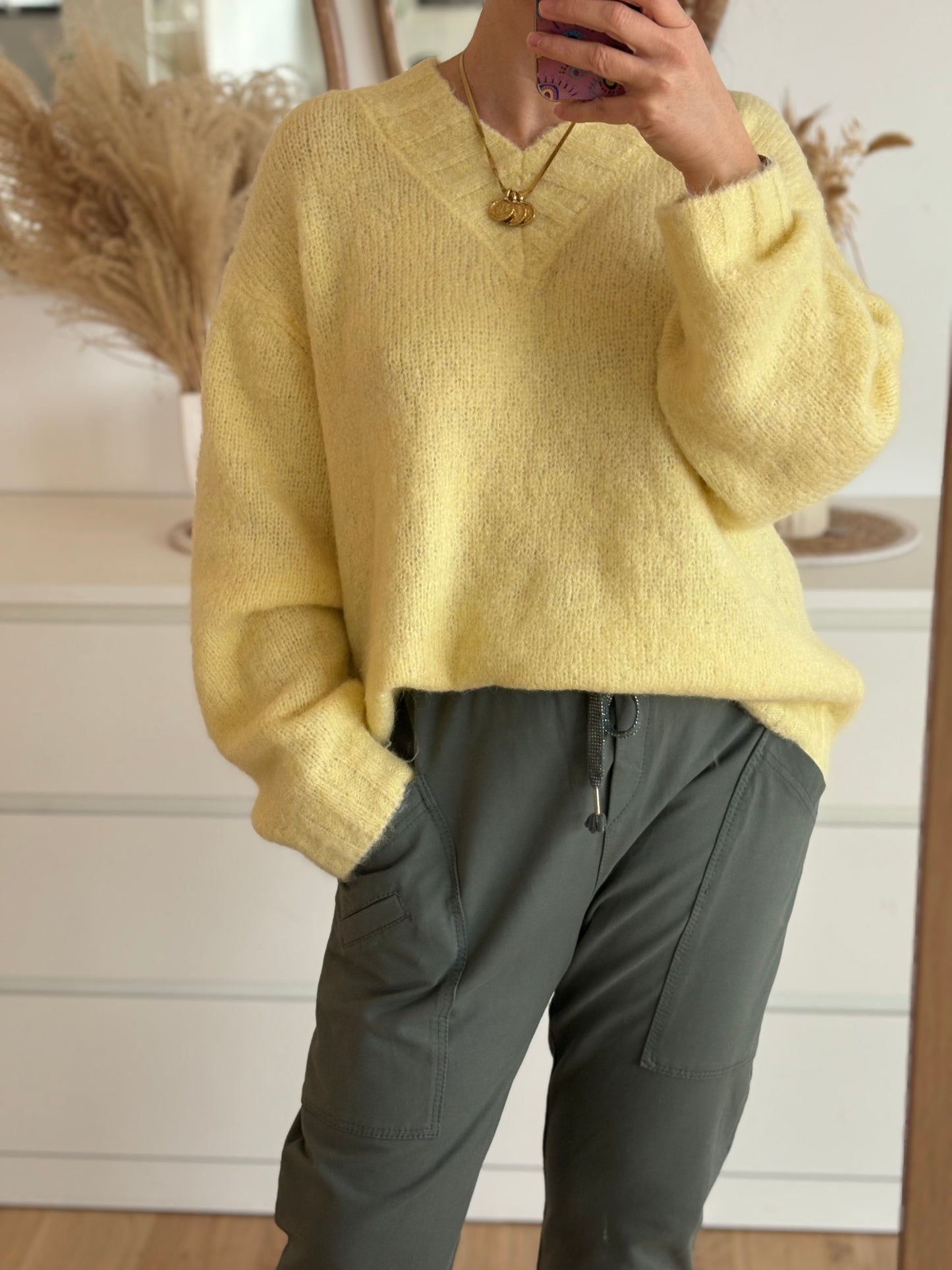 Pull Émilie jaune