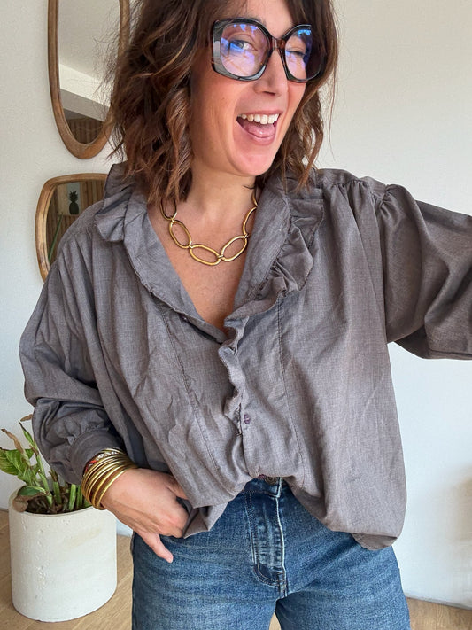Chemise Tania froufrou