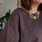 Sweat celeste chocolat