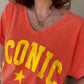 Tee shirt Iconic corail