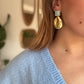 Boucles Alma bleu /doré