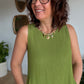 Robe longue Sarah verte