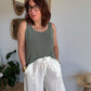 Pantalon lin écru