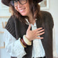 Gilet sans manches cow girl chocolat